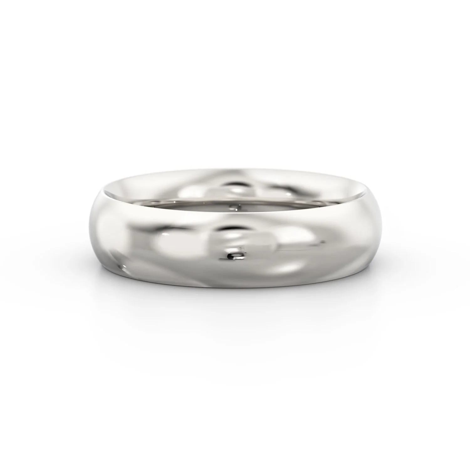 Handcrafted mens platinum wedding rings.