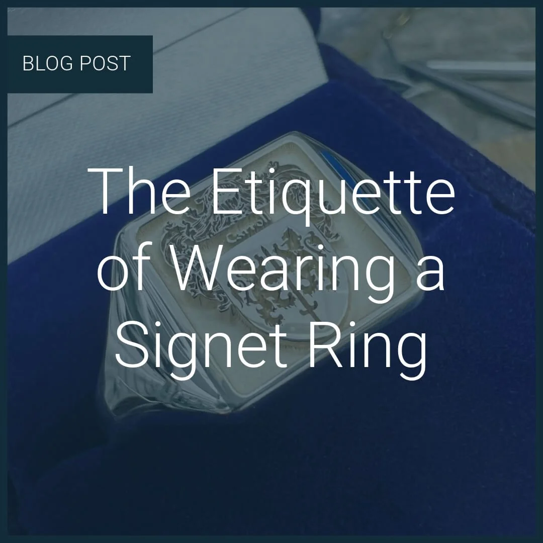 How to Wear Your Signet Ring