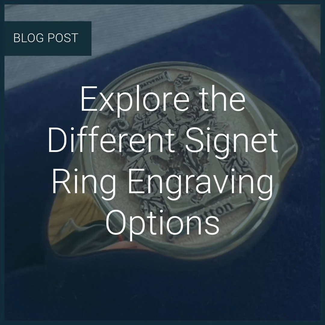 The Different Signet Ring Engraving Options