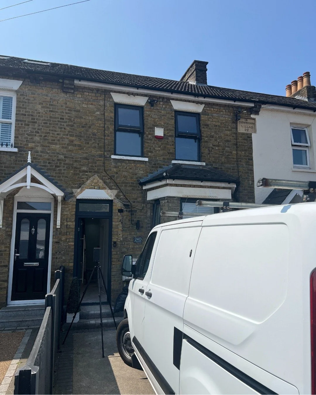 Nova Habitat on site carrying out a 3D survey for a new loft conversion project.

The homeowners have recently purchased the property and are exploring options to convert the loft. With two neighbouring conversions already completed, one with an L-sh