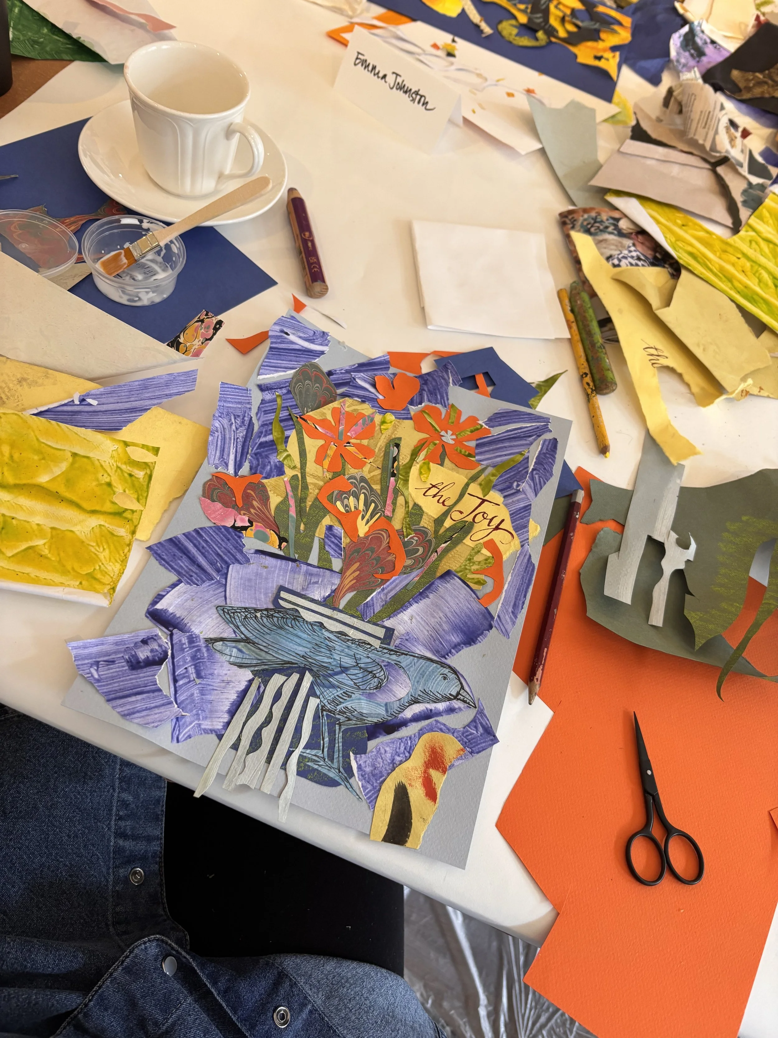 A Day of Collage &amp; Curiosity at The Scottish Gallery