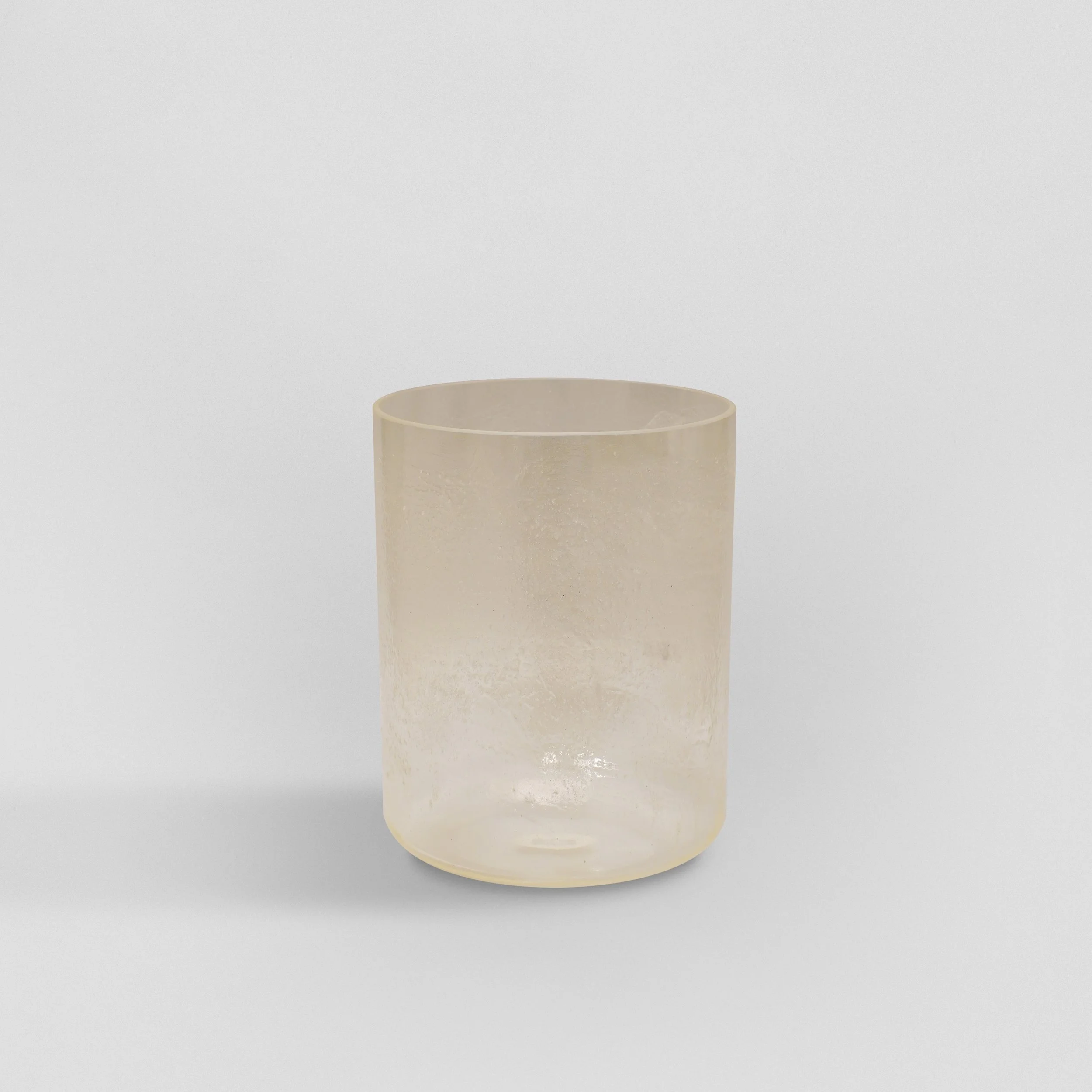 7" E+20 Lemurian Seed, Lemon Aura Gold Tall Bowl