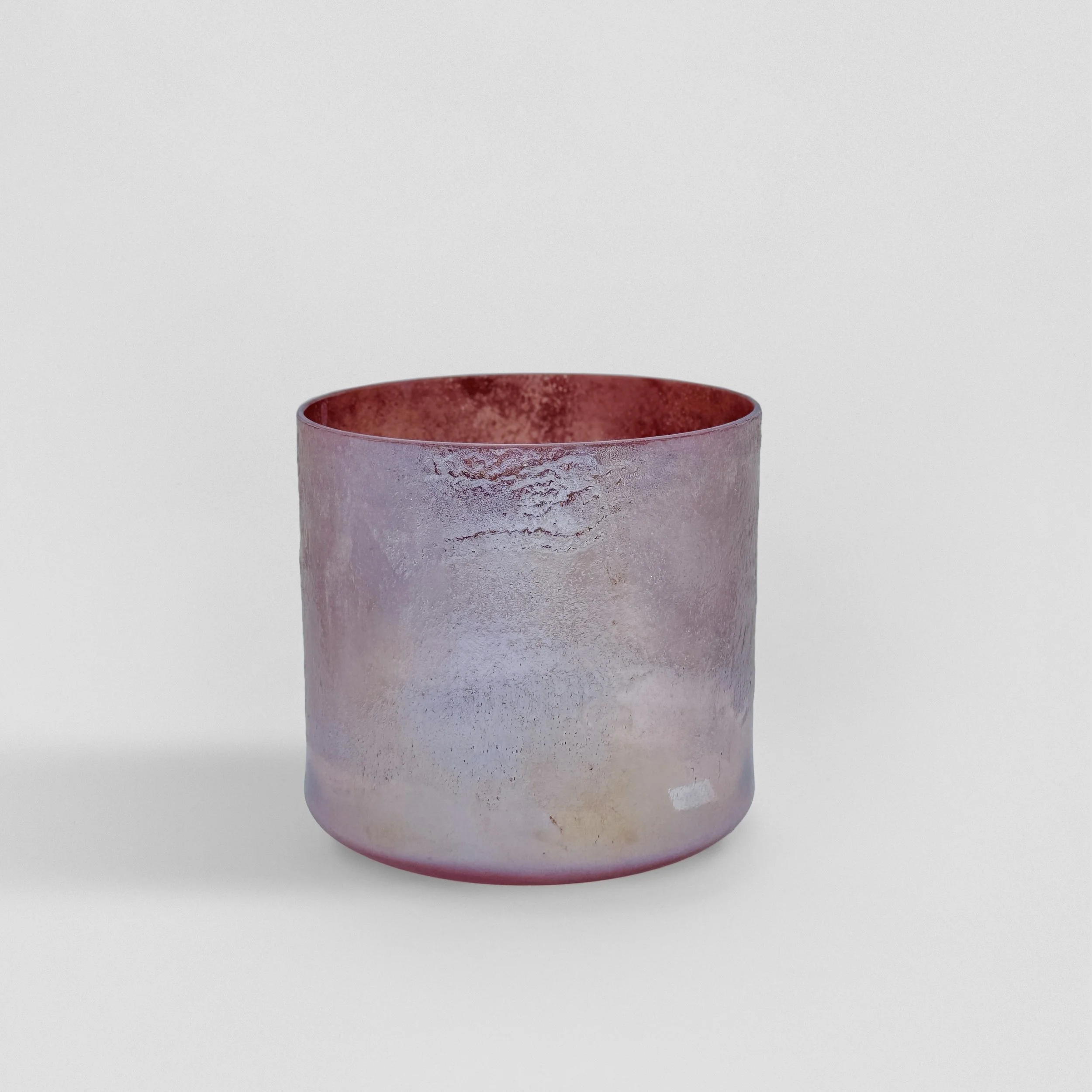 9" A-30 Lemurian Seed Rose Quartz Palladium Bowl