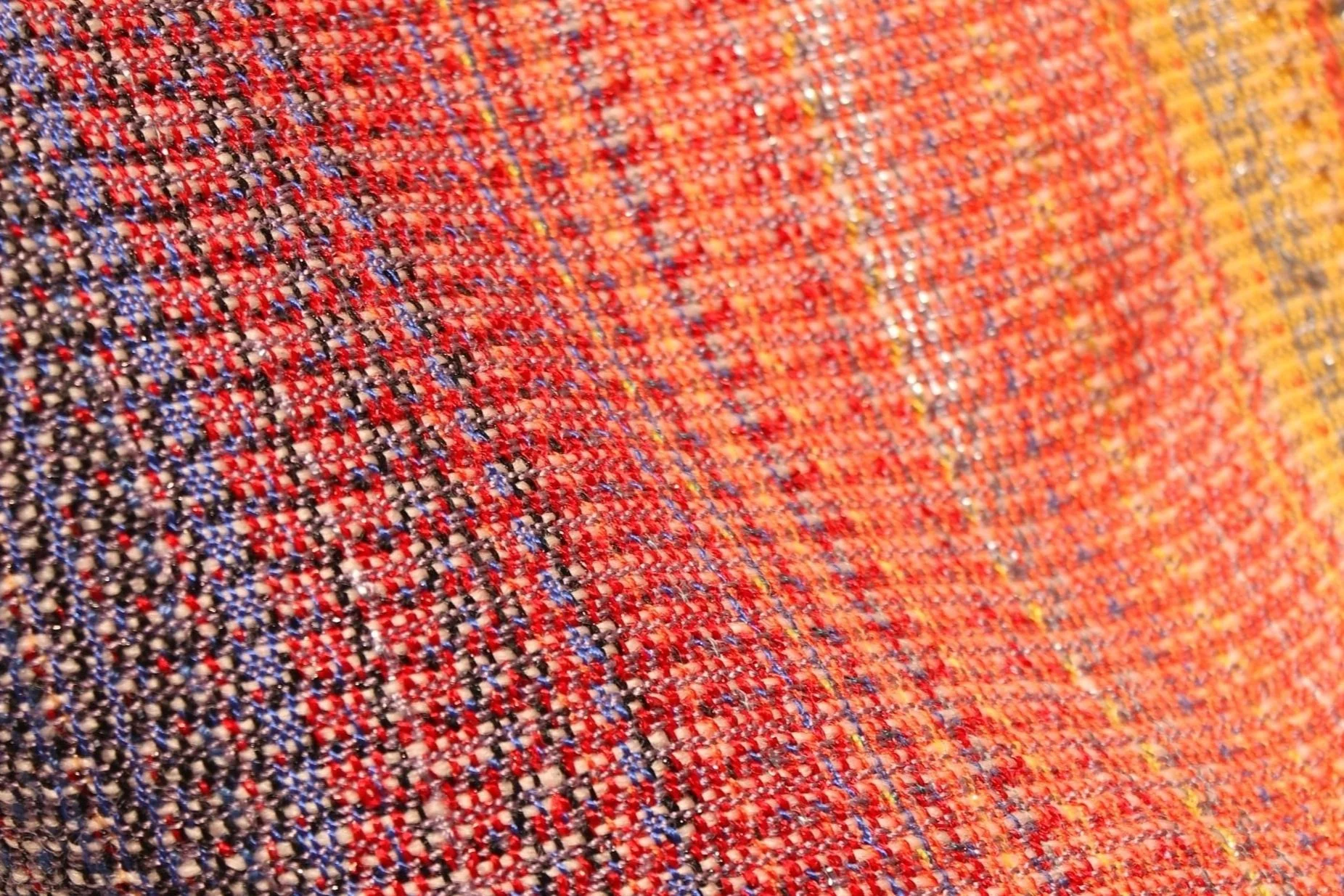 Glitch Series 
Cassette Tapes, Wool and Upcycled Cotton Yarn