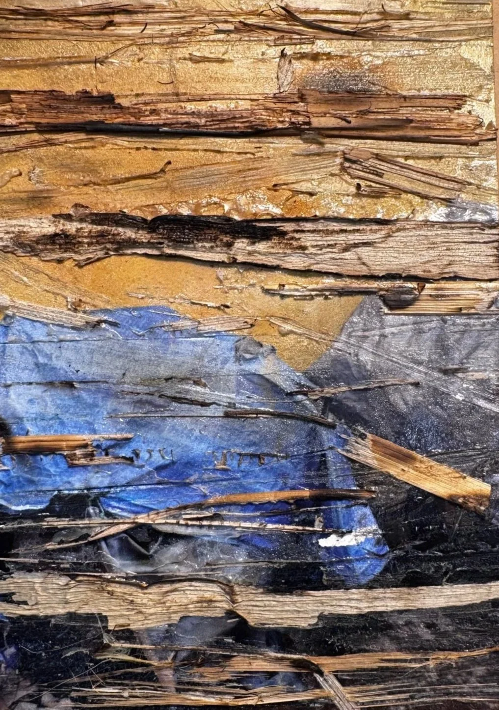 Orignal photo trials with impressions of Banana Fibre 