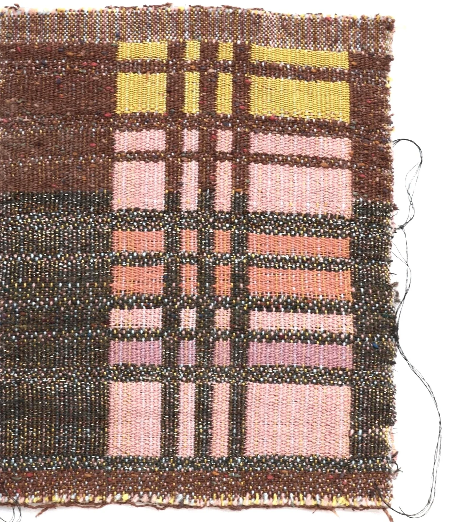 
Wool and Cotton on 8 shaft Table loom