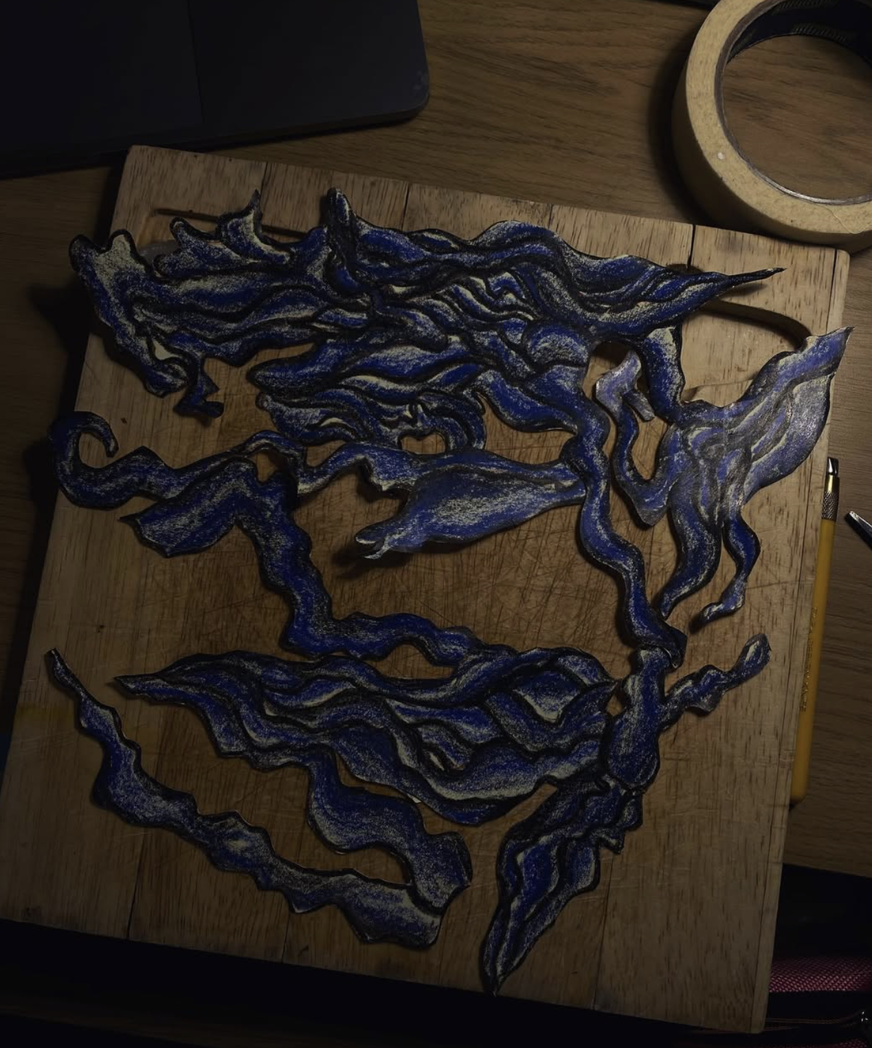 Mark Makings - Pastel on Paper