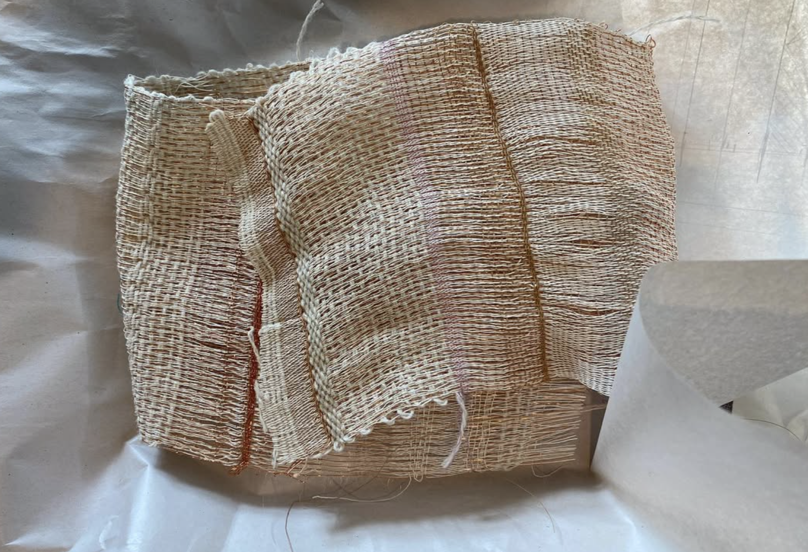 Copper Studies
Copper, Paper and fragments of Silk