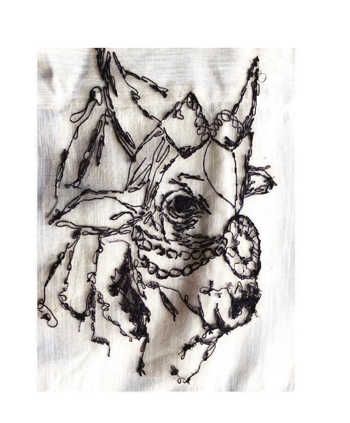 Embroidered Doodle for Artisans of Kutch