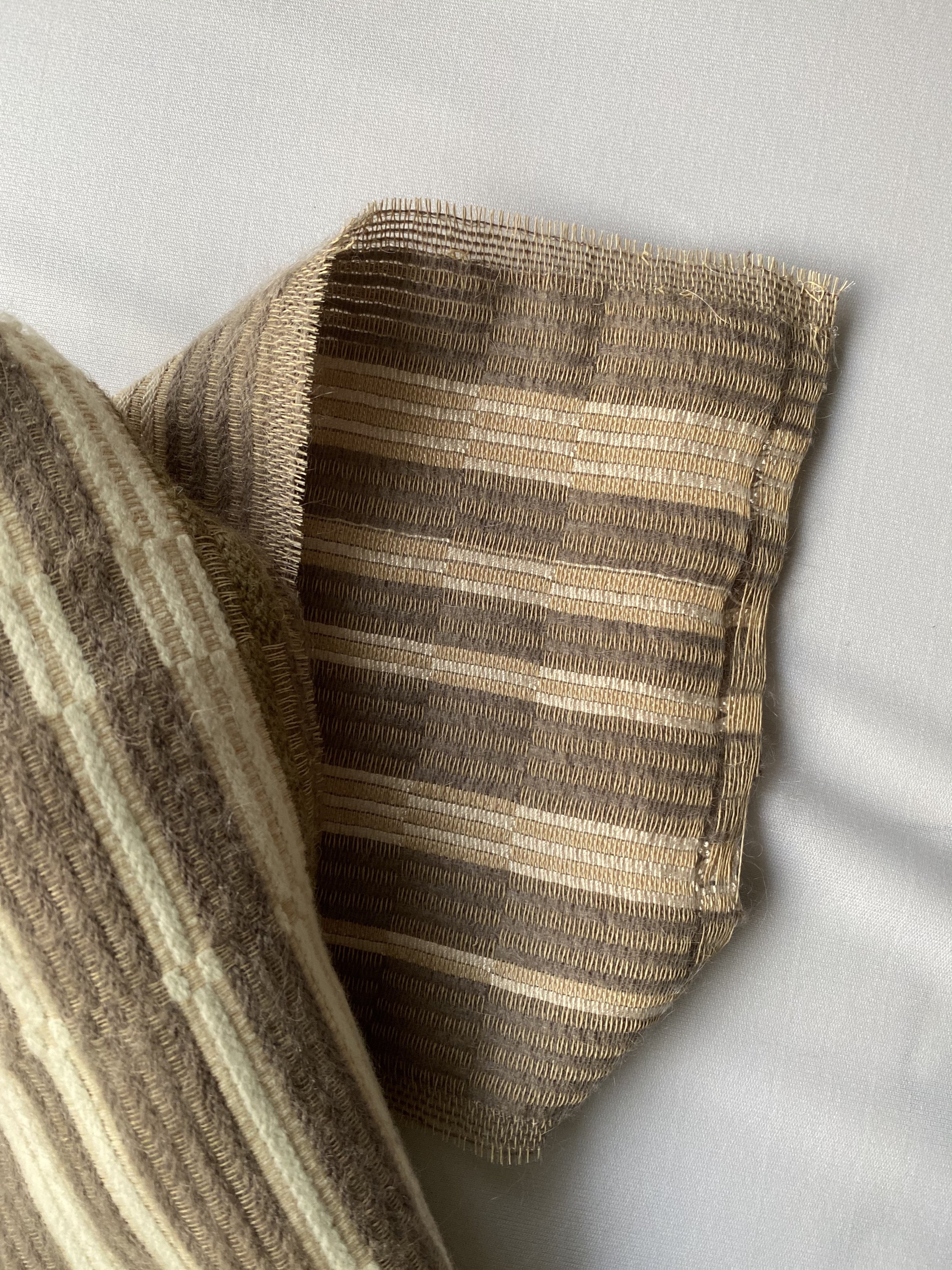 Coastal Debris Metamorphosis
Paper, Wool and Mono
