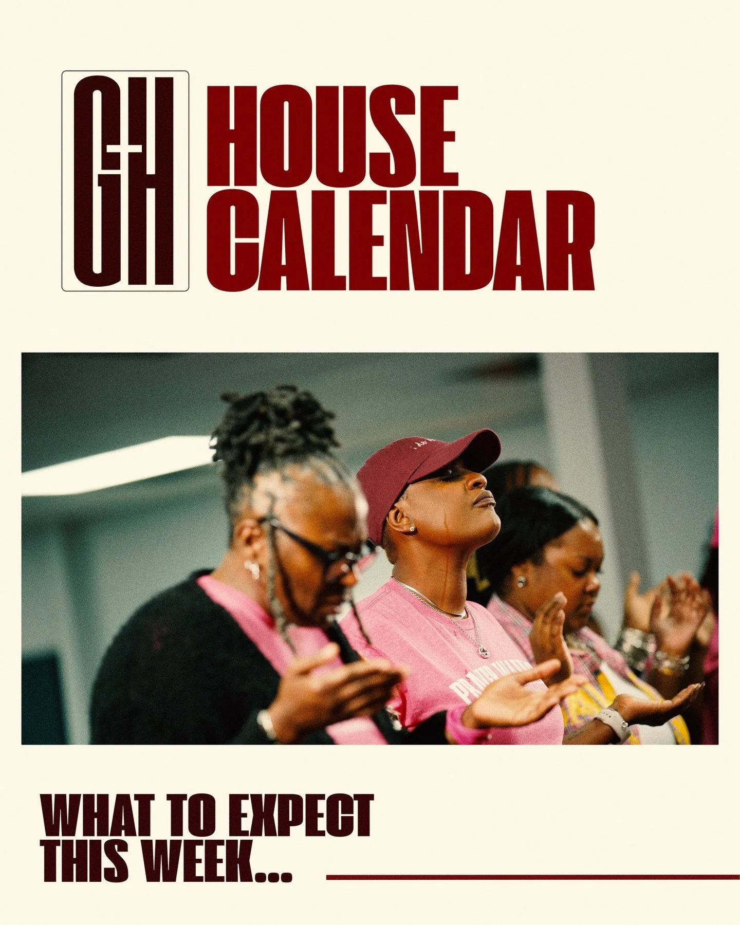 Every week just gets better and better at The Glory House! We&rsquo;re stepping into a new week with full expectation. 🙌🏾 In this House, every week is packed with prayer, power, and purpose &mdash; and we want you in the room! Whether you&rsquo;re 