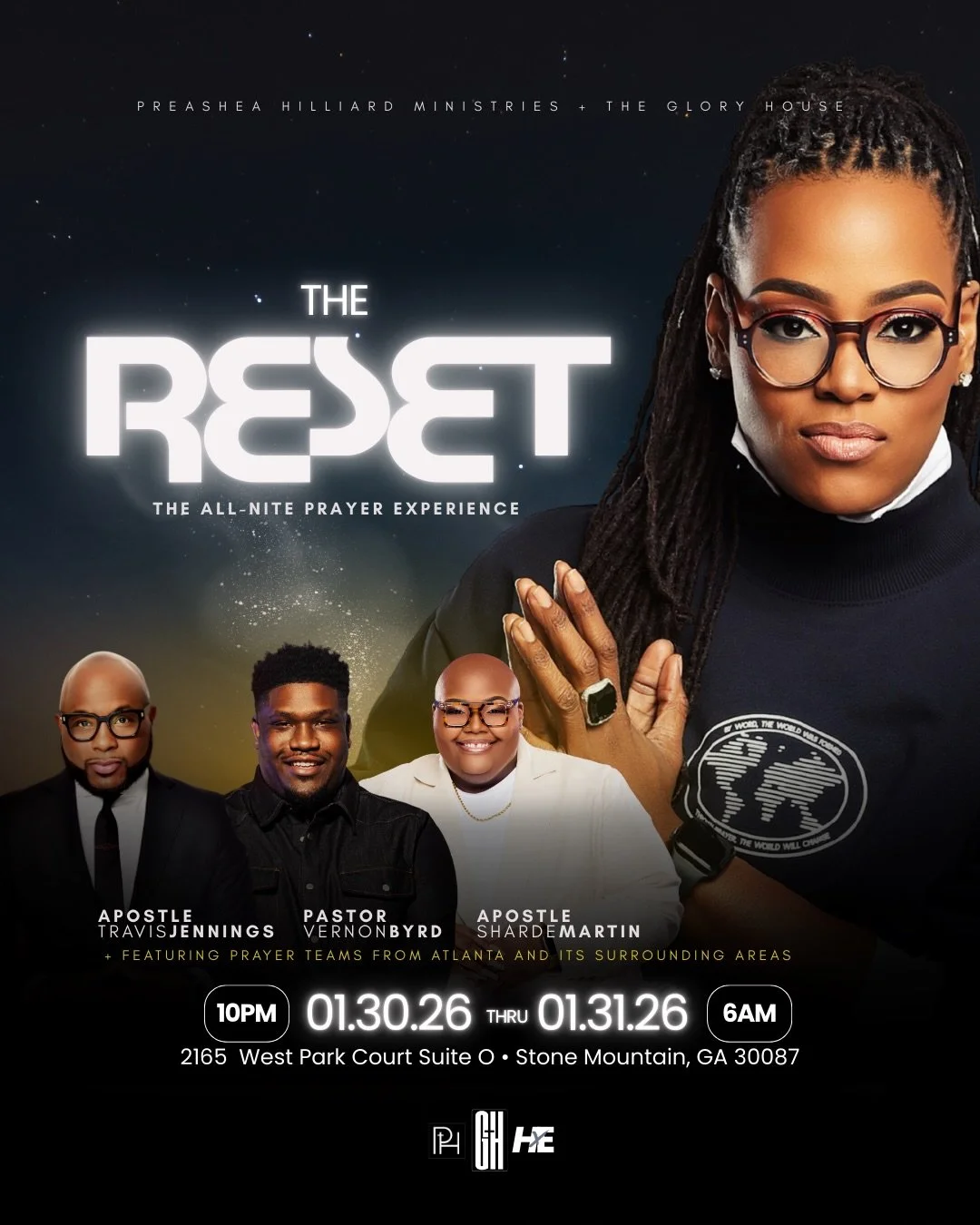 Tonight is the night &mdash; All roads lead to THE RESET: ALL-NITE PRAYER EXPERIENCE!! 🙌🏾Check out our story for a link to tonight's setlist and more information about the Miracle Hour. We're expecting God to meet us like never before tonight. Our 