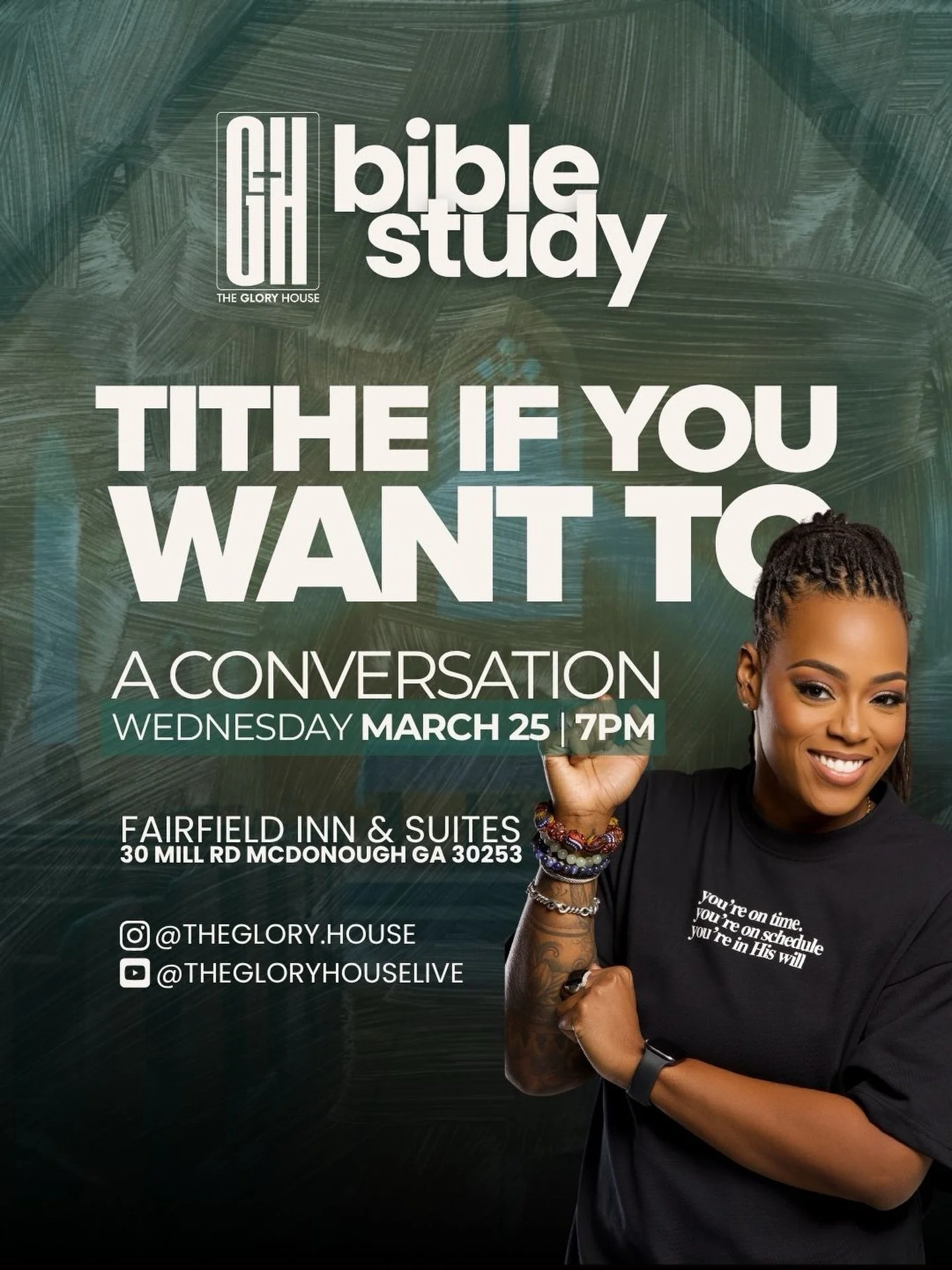 Tonight we're having a conversation. 💬 We're switching it up a bit, pausing our regular program, and sitting down for some real talk about TITHING. 

Bring your questions, your Bible, your notebook, and your friends to the round table discussion ton