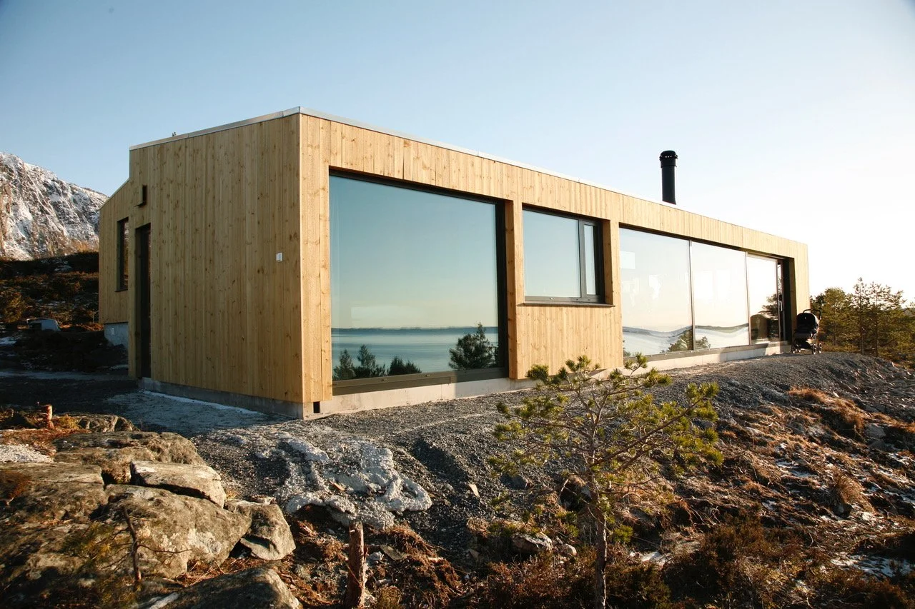 Hytteprosjekt på Tustna – Utsikt og glass i fokus