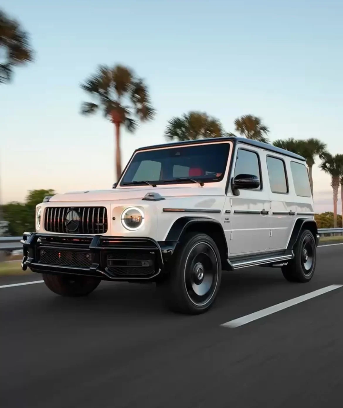 Mercedes G Wagon G63 AMG rental Tampa, luxury SUV for weddings, anniversaries, date nights and celebrations.