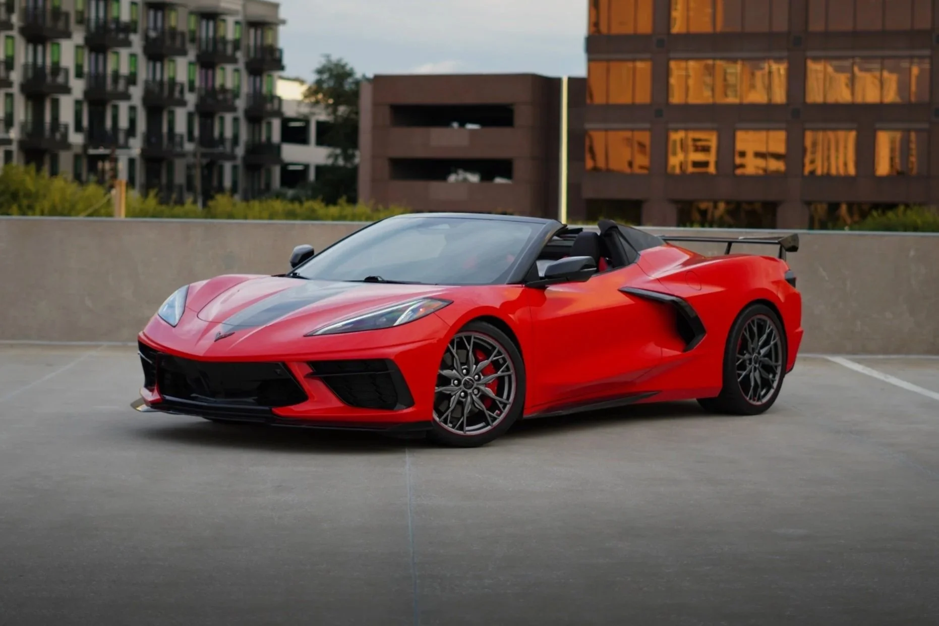 Chevrolet Corvette C8 convertible rental in Tampa Florida luxury sports car