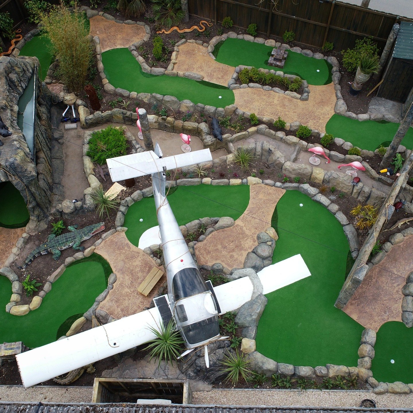 Our latest Adventure Golf project is complete and ready for handover! Another happy client and a course full of fun. Let the games begin!⛳️ #AdventureGolf #crazygolf