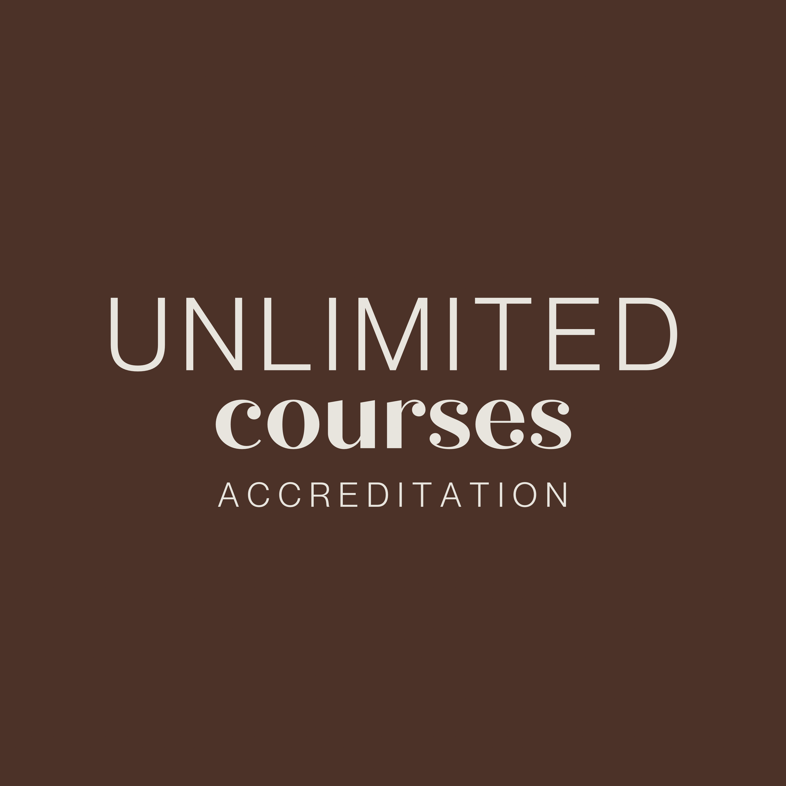 Unlimited Accreditation Courses