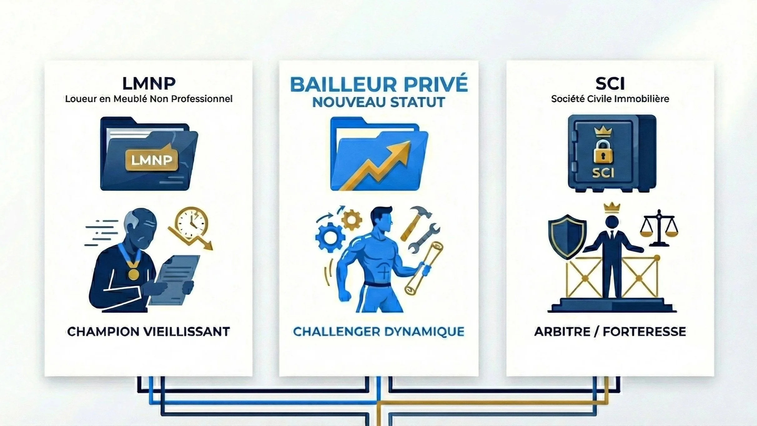 Le match de 2026 : LMNP vs SCI à l’IS vs Bailleur Privé
