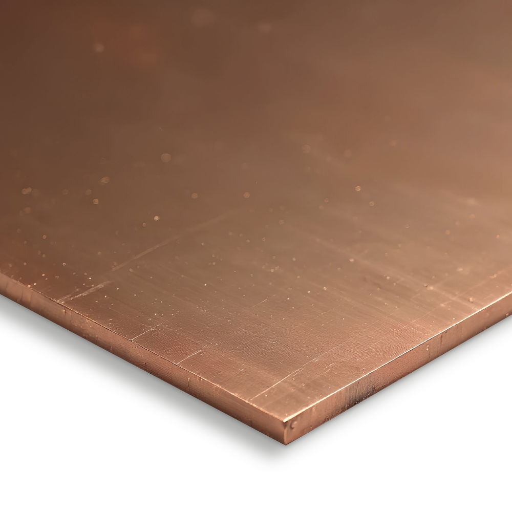 Copper CW024A sheet in 1/2 hard condition