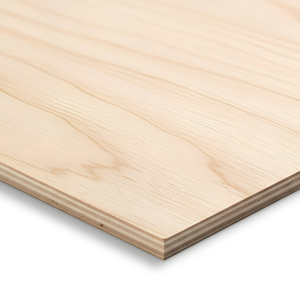 Birch plywood BB/BB sheet with visible wood grain