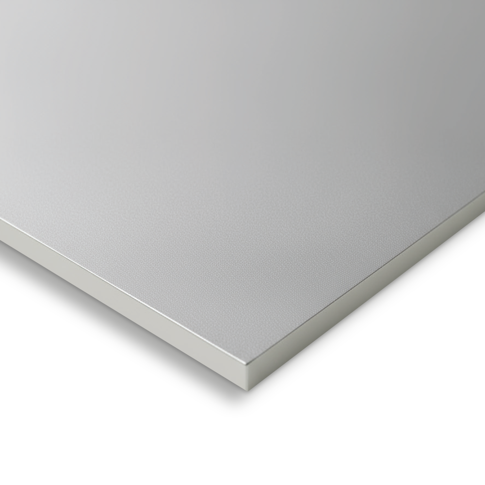 Anodised Aluminium EN AW-5005 sheet material with corrosion-resistant surface finish