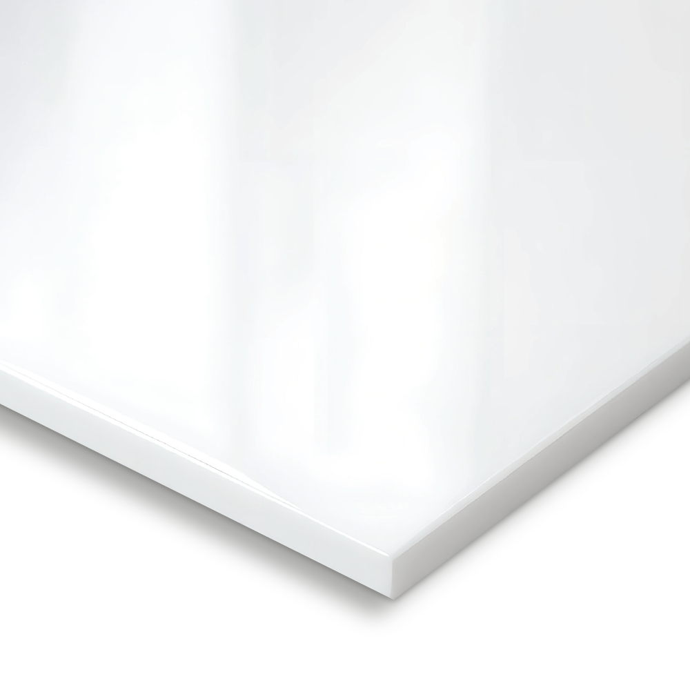 Black acrylic PMMA sheet with smooth opaque surface