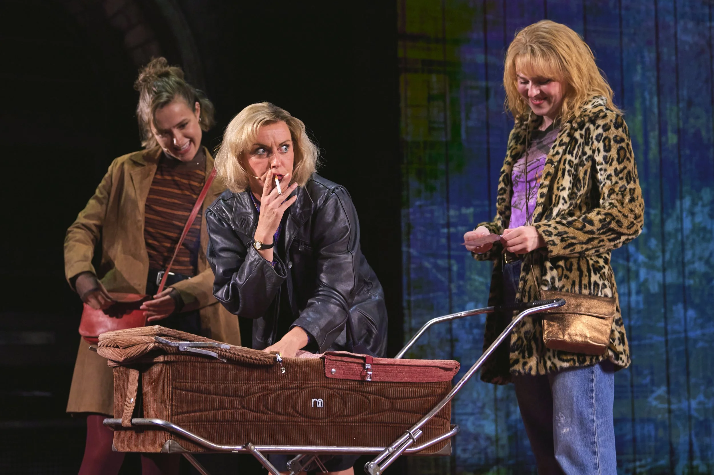 13. L-R Sophie Hutchinson (Lizzie), Rebecca McKinnis (Cathy Renton), Rosie Dignan (Alison). Credit Matt Crockett.JPG