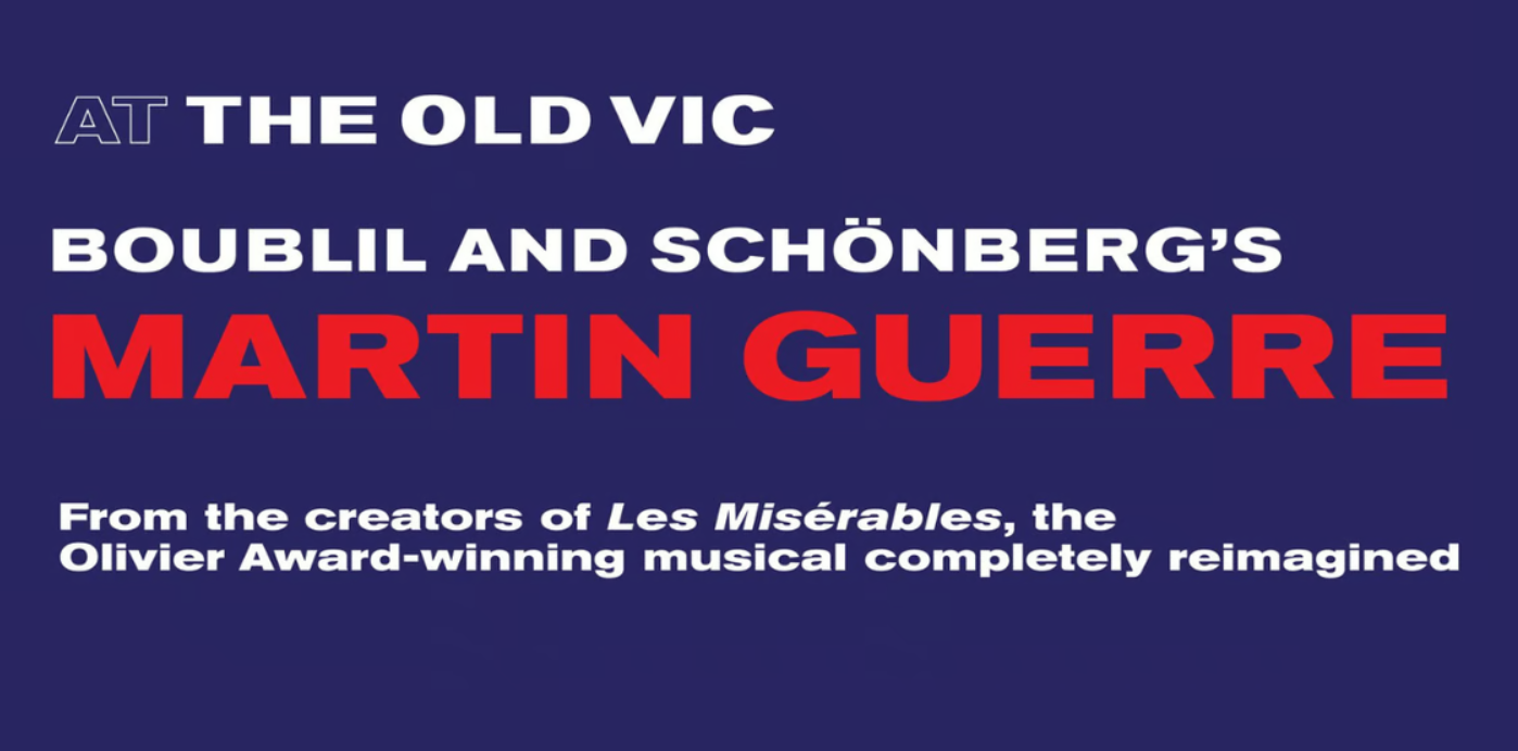 Poster for Martin Guerre at The Old Vic