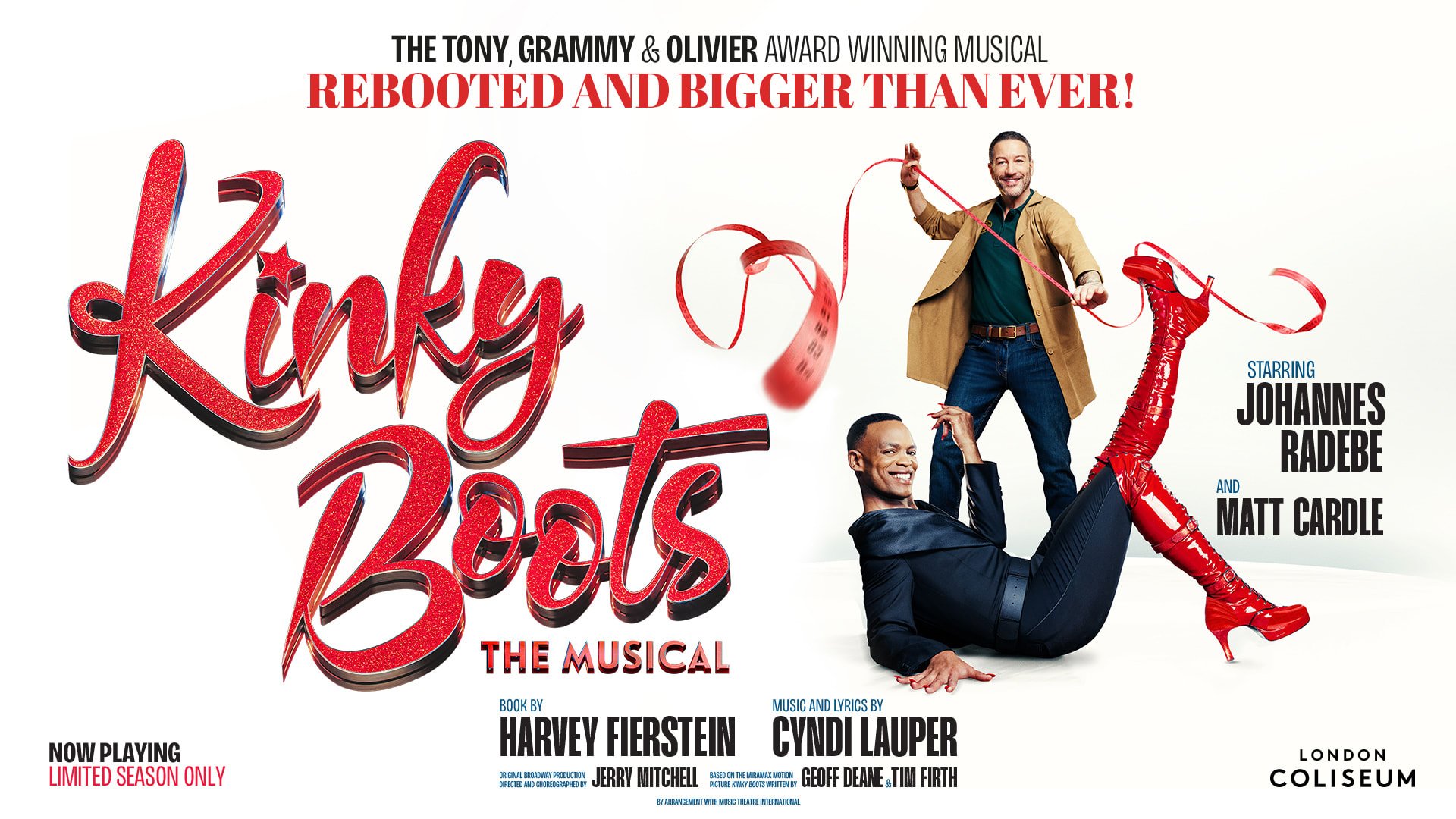Poster for Kinky Boots at London Coliseum