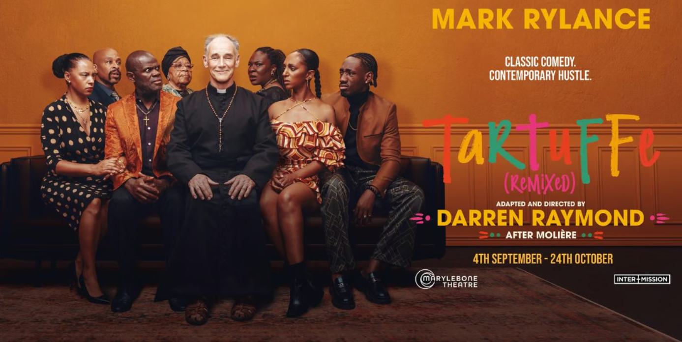 Poster for Tartuffe (Remixed) at Marylebone Theatre