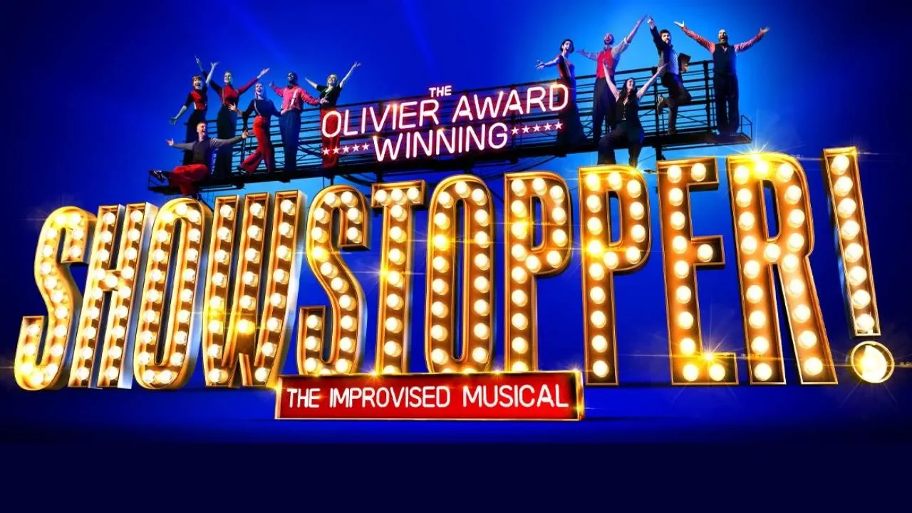 Poster for Showstopper! The Improvised Musical at Cambridge Theatre