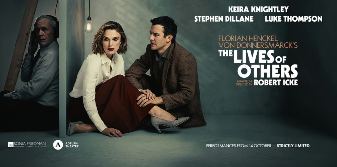 Poster for The Lives of Others at Adelphi Theatre