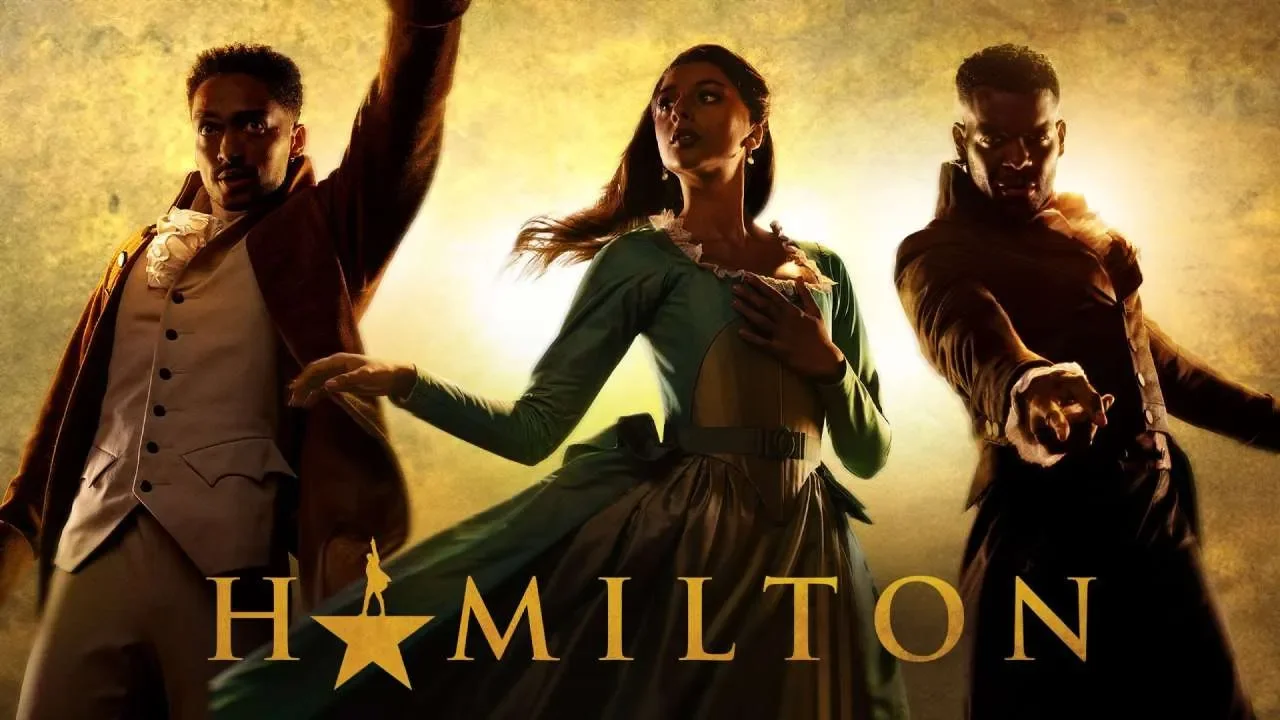 Poster for Hamilton at Victoria Palace Theatre