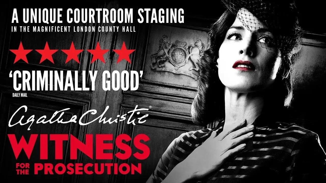 Poster for Witness For The Prosecution at London County Hall
