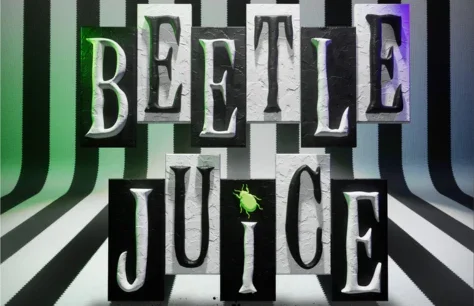 Poster for Beetlejuice at Prince Edward Theatre