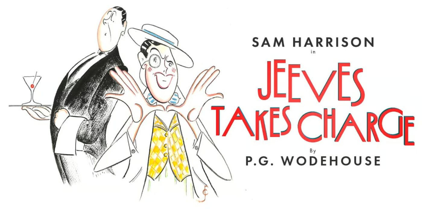 Poster for Jeeves Takes Charge at Charing Cross Theatre