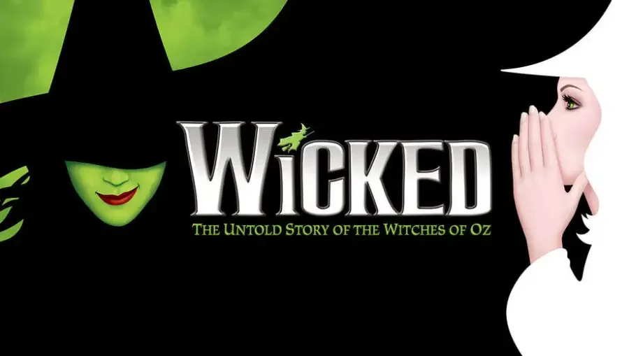 Poster for Wicked at Apollo Victoria Theatre