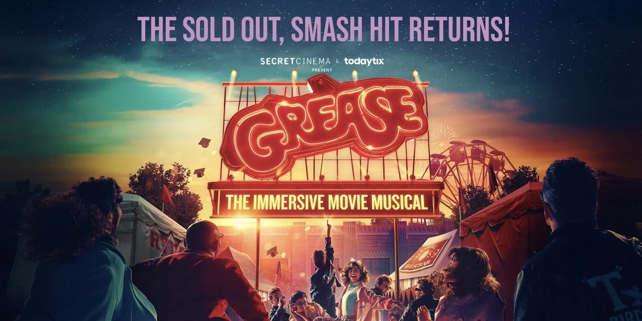 Poster for Grease The Immersive Movie Musical at Evolution London