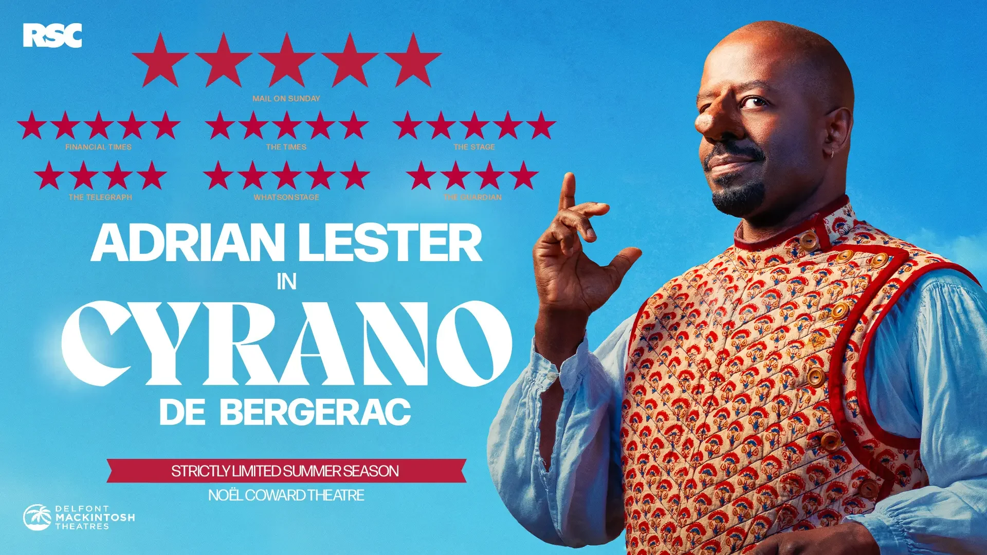 Poster for Cyrano de Bergerac at Noel Coward Theatre