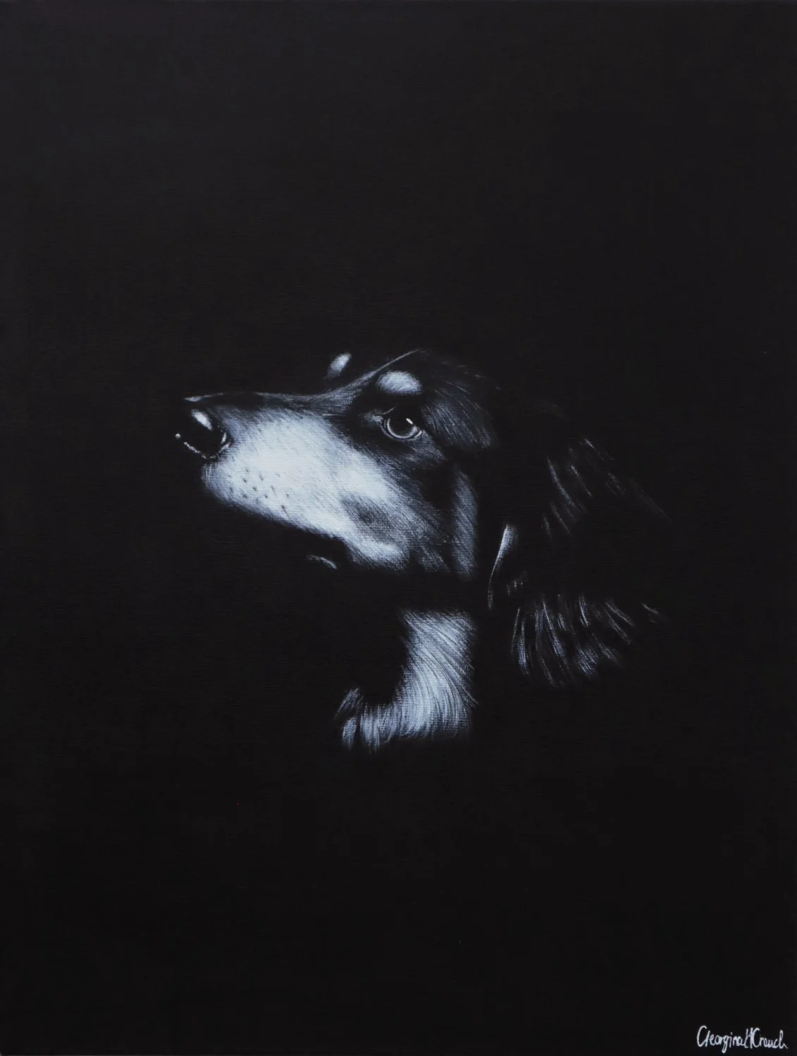 'Raffy' (2026), acrylic on canvas board