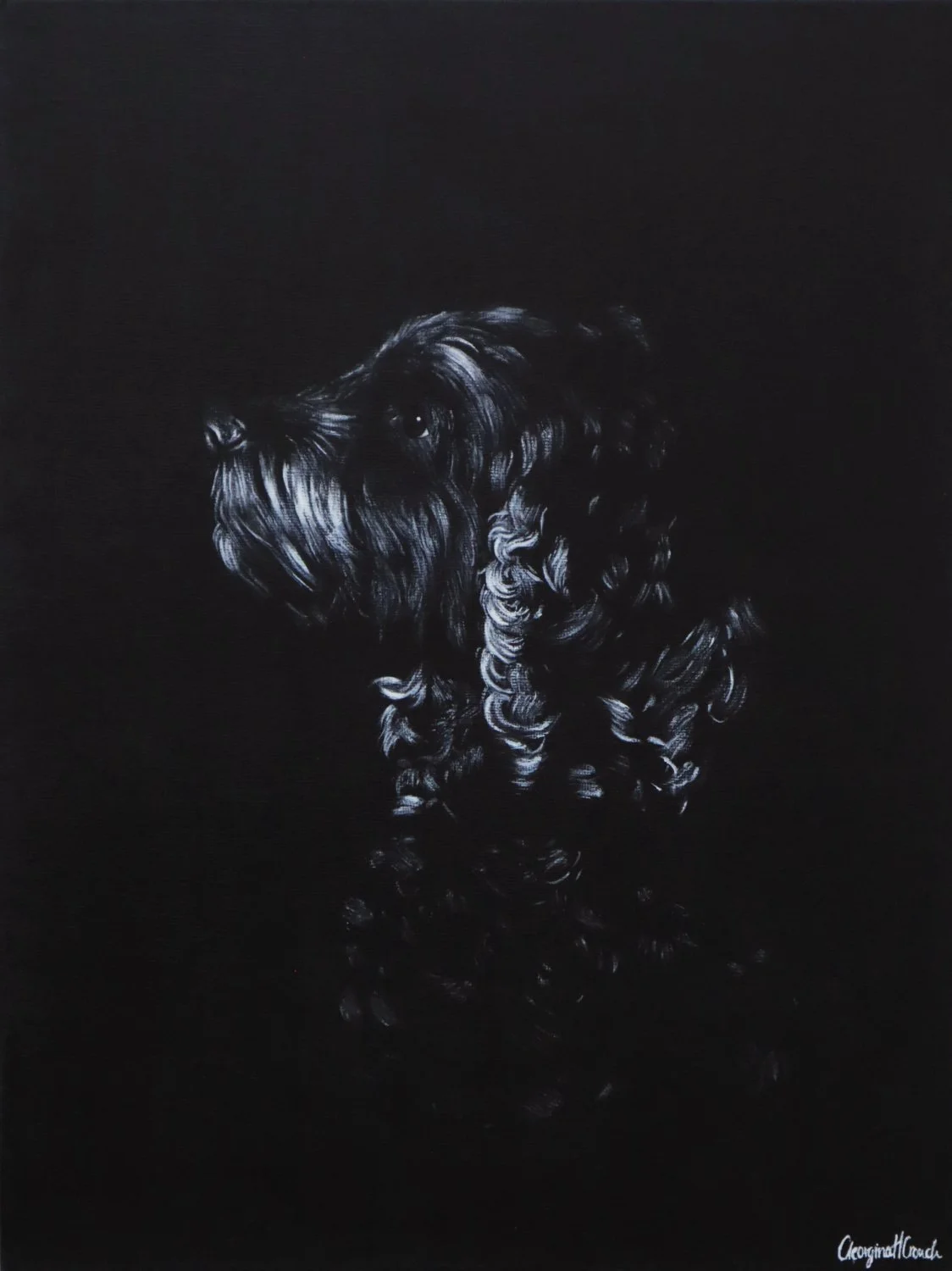 'Archie' (2026), acrylic on canvas board