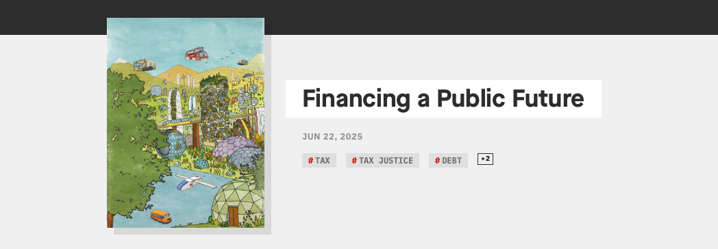 Collective Statement on Financing a Public Future