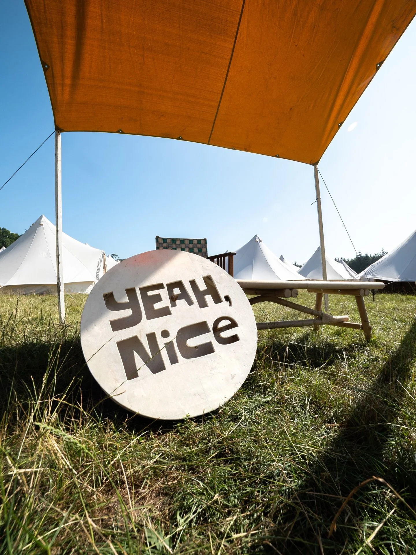 If you legends haven&rsquo;t seen yet&hellip; Glamping is live.

Showers, proper mattresses, and tents you can actually stand up in, that&rsquo;s bleeding alright if you ask us. Best bit? No putting tents up, no packing them down. Just turn up, party