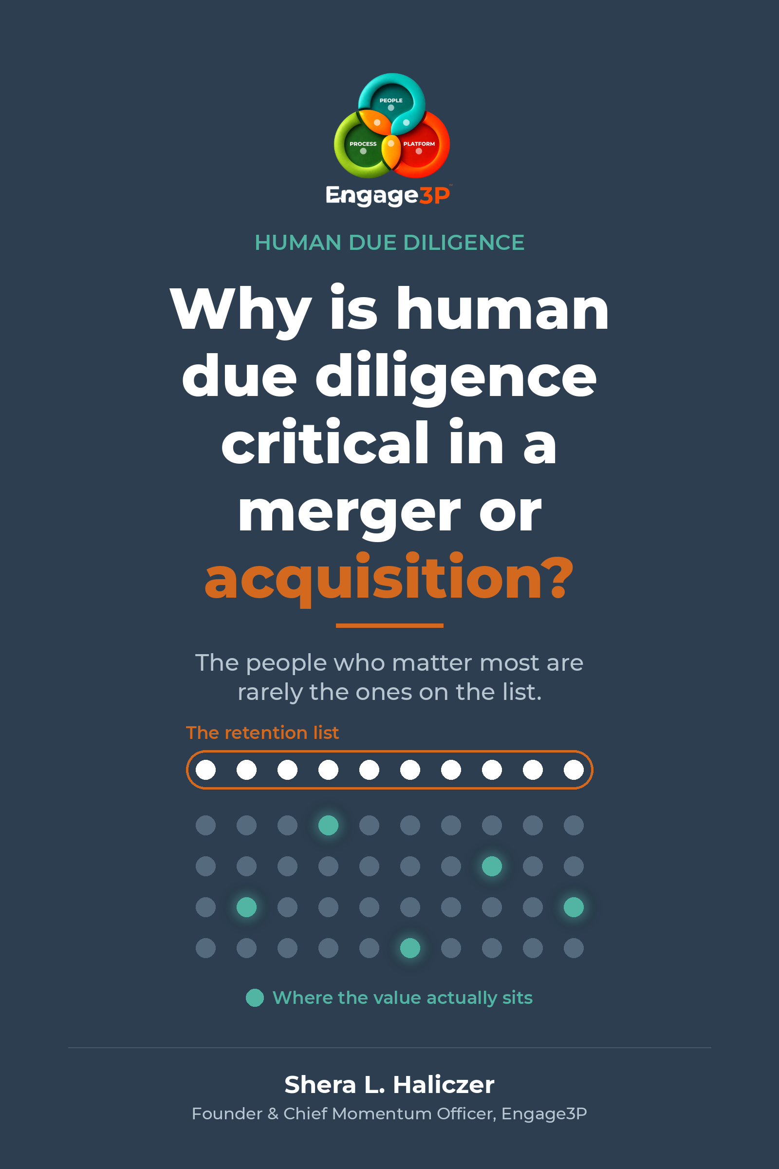 Why is human due diligence critical in a merger or acquisition?