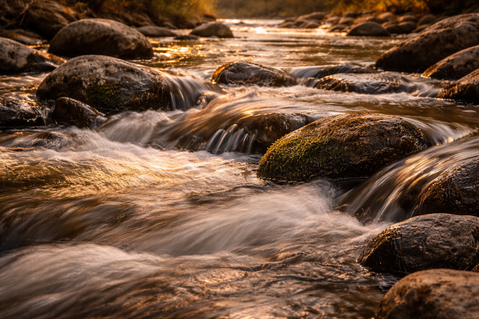 Engage3P strategic momentum partner: river flowing around obstacles showing transformation from stuck to forward motion. Independent by design, no tech sales, no conflicts. We diagnose embedded vs embodied gaps before you invest.