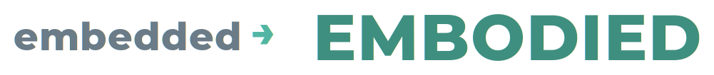 Embedded to embodied: the shift Change Embodiment closes, from a change that was installed to a change people live