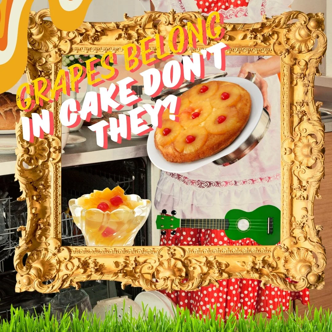 Grapes Belong In Cake, Don’t They?