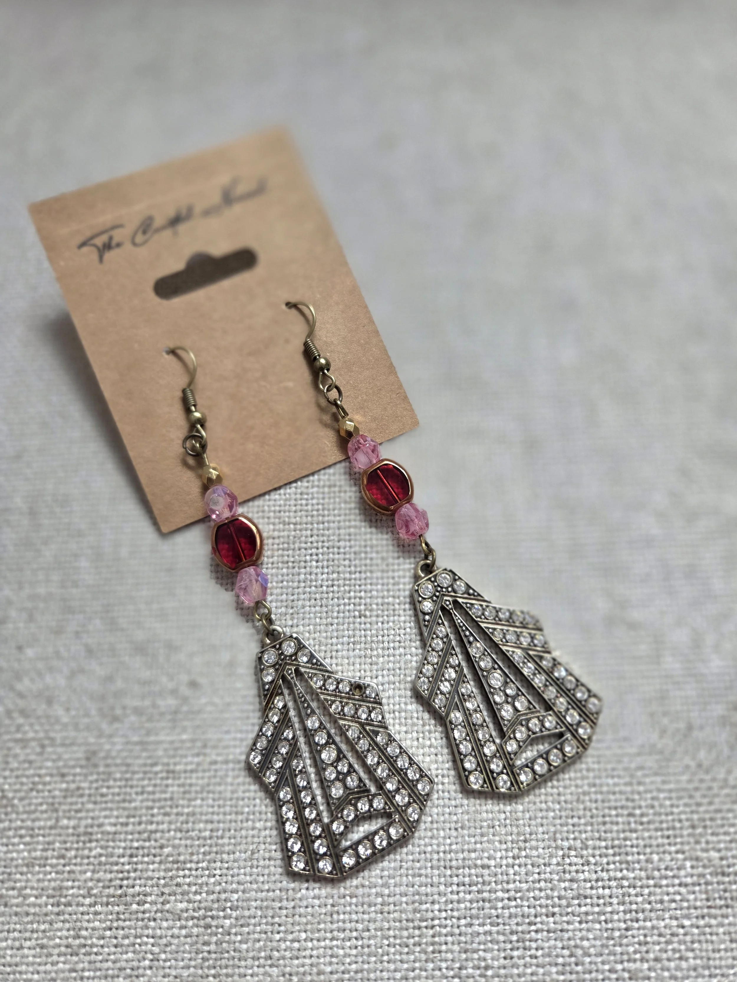 Vintage Cabi chandeliers with Czech glass