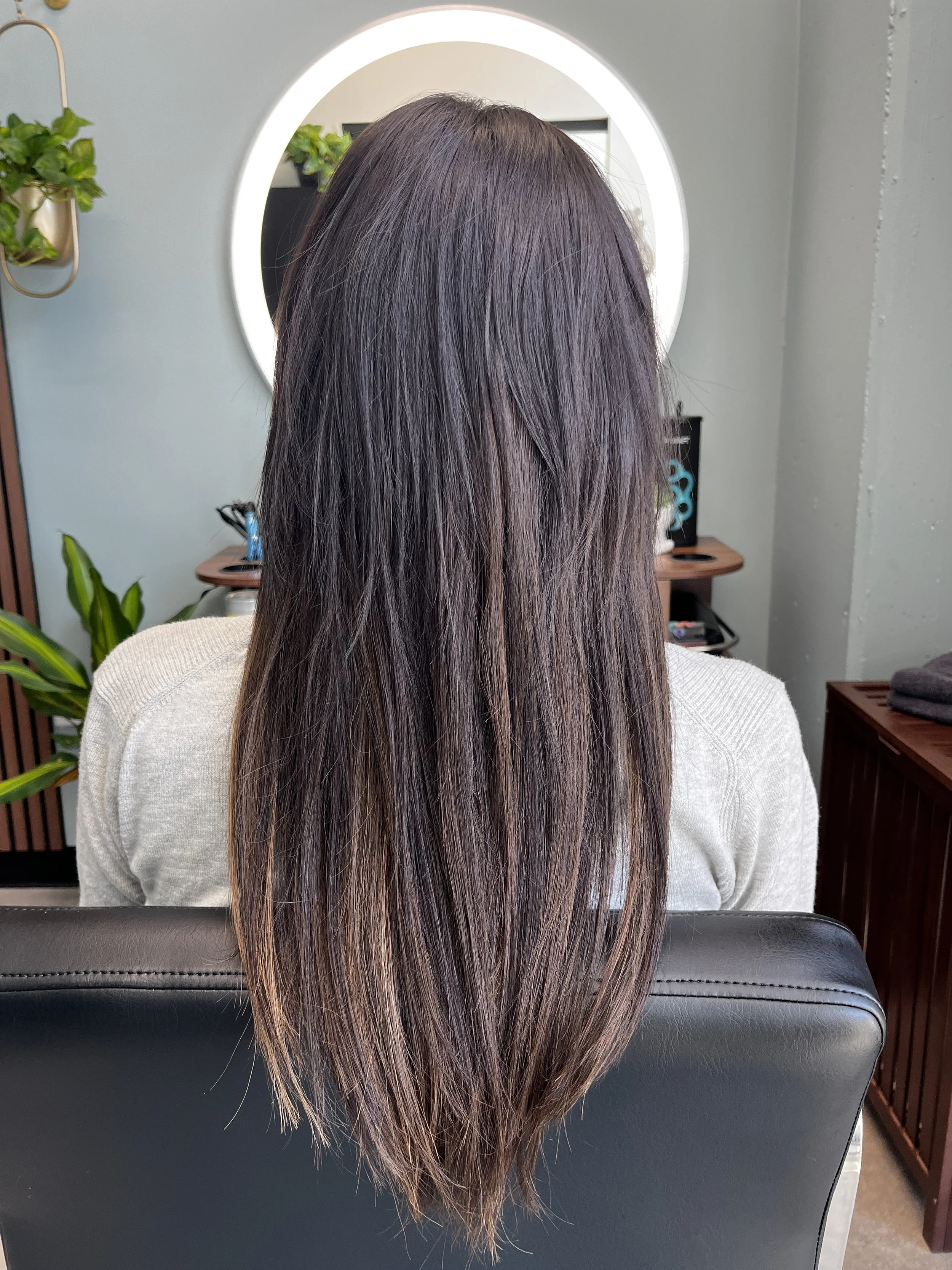 Dark Brunette extensions